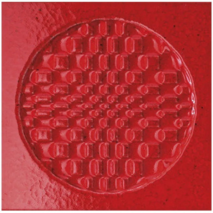 Citta Di Faenza Decor Rosso 10mm Glossy 15x15